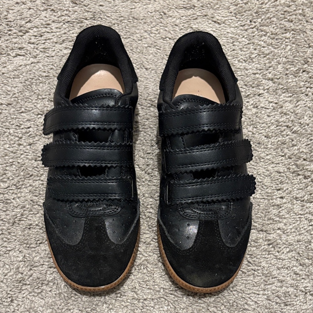 Steve Madden Black Velcro Sneakers